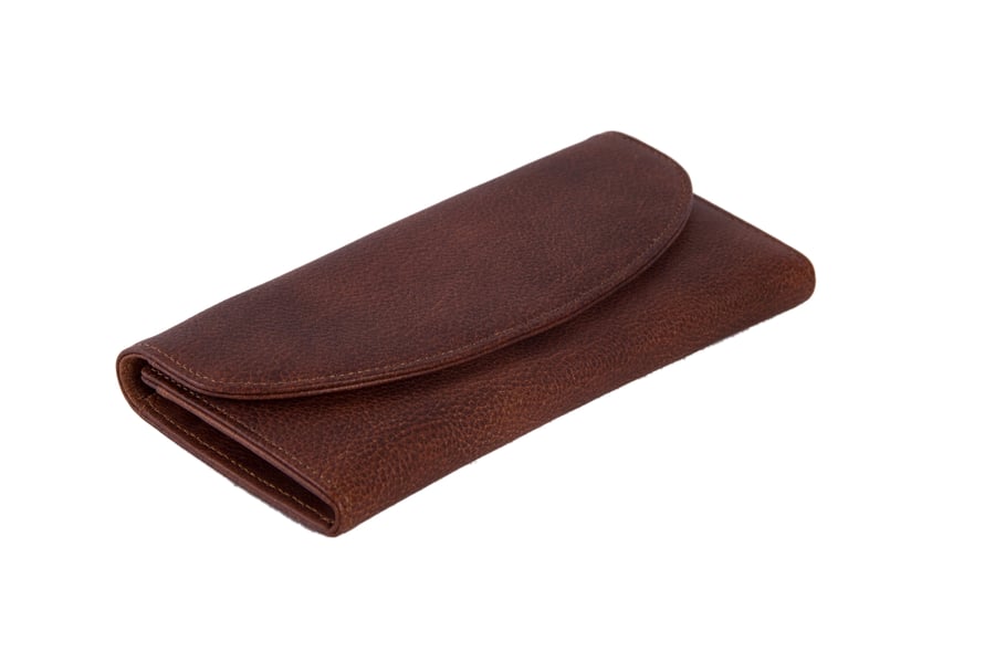 Image of Handcrafted Wholesale Genuine Leather Wallet Long Wallet Men Wallet Card Holder 9066