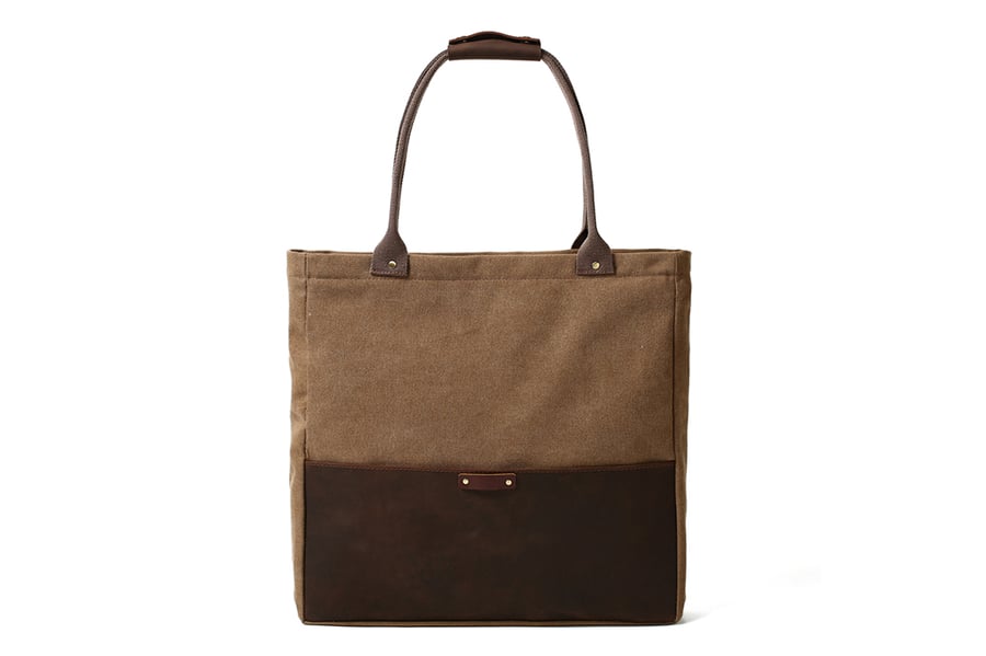 Image of Handmade Canvas Leather Tote Bags, Shopping Bags, Shoulder Bags, Lady Handbags 14051