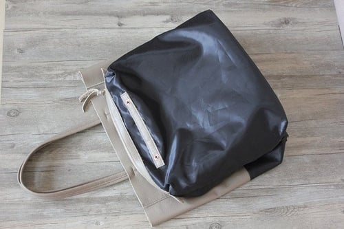 Image of Full Grain Leather Tote Bag, Leather Shopper Bag, Women Leather Bag, Shoulder Bag, Diaper Bag