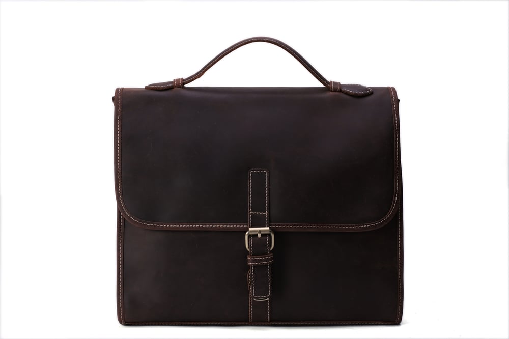 Image of Handcrafted Vintage Men Leather Bag, Men Briefcase, Laptop Bag 8902